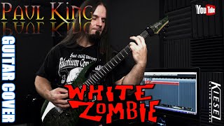 White Zombie - Soul Crusher [ Guitar Cover ] By: Paul King  //TAB// 4K