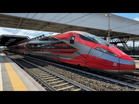 ETR1000.35 in livrea "REDINITALY" in servizio sull'AV Frecciarossa 9612 Salerno - Torino Porta Nuova