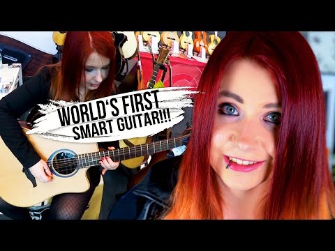 World's FIRST SMART GUITAR - The LAG HyVibe | Jassy J