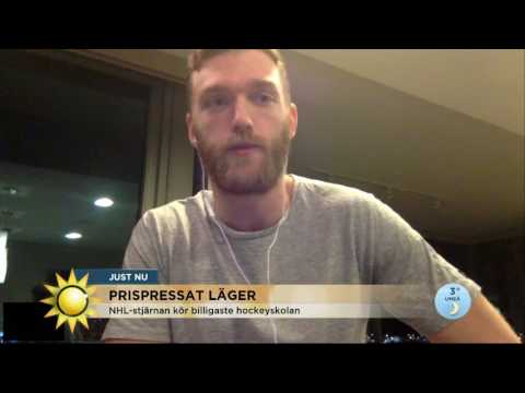 NHL-stjärnan kör billigaste hockeyskolan - Nyhetsmorgon (TV4)