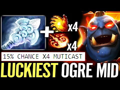 🔥 LUCKIEST Ogre Magi MID IS BACK — Wind Waker x4 MIDAS x4 STUN + Octarine Spam Dota 2 Pro