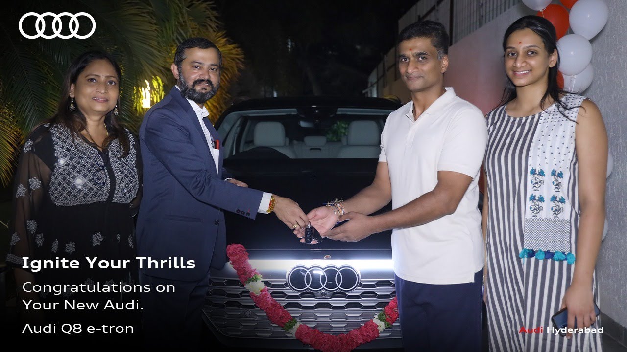 Luxury Car Audi Q8 e-tron Delivery || Audi Hyderabad