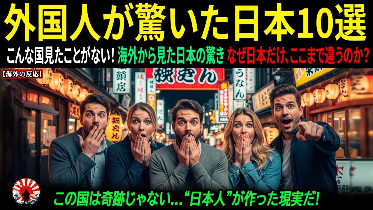 【海外の反応】「日本は未来の国」10の真実が明らかになり、2000万人の外国人が衝撃を受けた ｜海外感動ストーリー｜AI物語