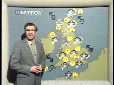 Weather Forecast with Frank Greene 21st February 1981