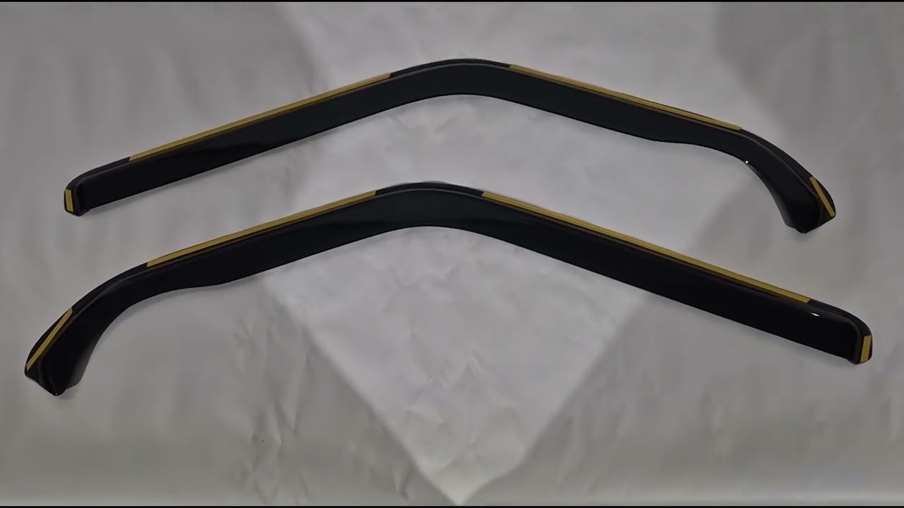 Volkswagen T4 Transporter 1990-2003 In-Channel Wind Deflectors Niken Luxury (2 pcs) Video 1
