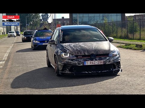 Tuner Cars Arriving a Car Meet! - Supra, Focus RS, Clio V6, Skyline, Passat R36, RS3,...