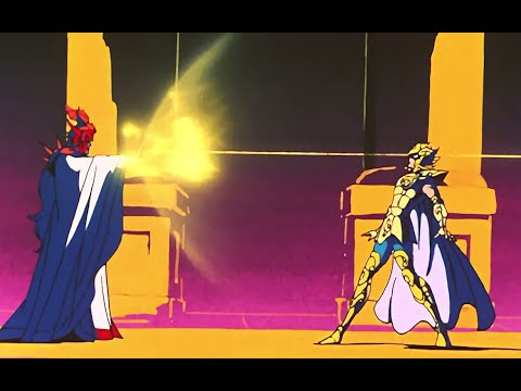 Arles domina a Aioria con el Satan Imperial - Saint Seiya - Caballeros del Zodiaco