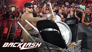 Bad Bunny makes an epic entrance: WWE Backlash 202