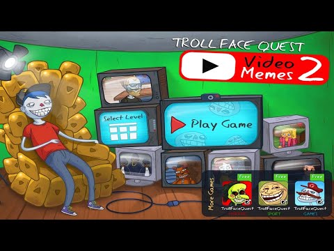 Troll Face Quest: Video Memes 2 - Gameplay Walkthrough All Levels + Secret Level (Android,iOS)