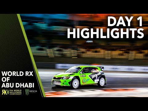 世界ラリークロス 第1戦アブダビ Day1ハイライト