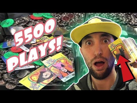 5500 Plays on the Wizard of Oz Coin Pusher! High Risk High Reward!