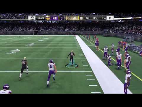 Madden NFL 18 Own end zone interception returned for easy touchdown