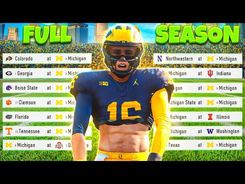 I Played A Full Season of ROAD TO GLORY in CFB 25!