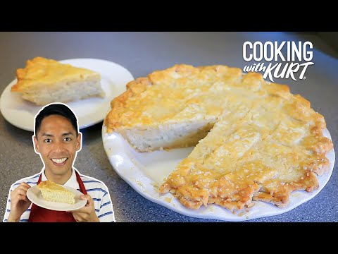 Filipino Buko Pie: Creamy Coconut Filling in Flakey Pie Crust | Cooking with Kurt