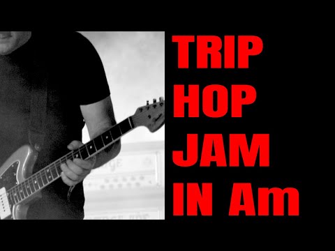 Psychedelic Trip Hop Jam in A Minor | Guitar Backing Track