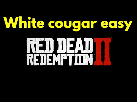 White cougar easy Red Dead Redemption 2