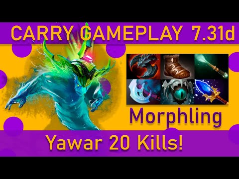 🌊 Yawar Morphling 20 Kills Carry Gameplay - Dota 2 Top MMR (avg 9041)