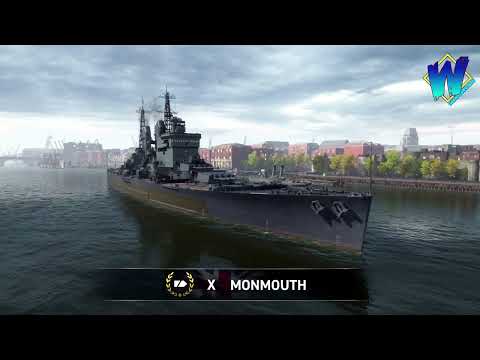 Monmouth - British Tier X Premium Heavy Cruiser Video