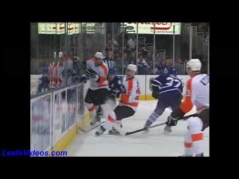 TOR 2 @ PHI 2 - Luke Schenn Hits - 100923