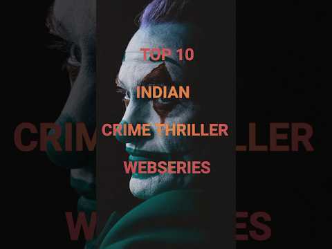 Top 10 Indian Crime Thriller WebSeries #shorts #youtubeshorts