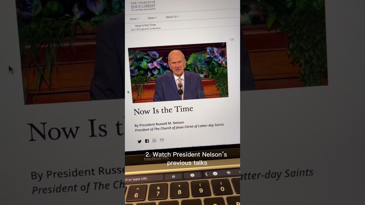 Last minute general conference prep!