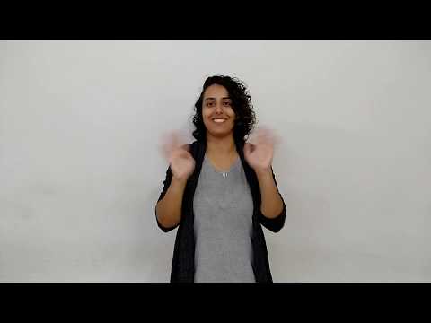 Apresentação em Libras - Lorena de Souza