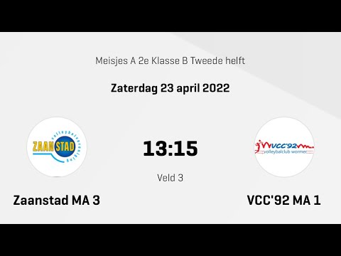 VV Zaanstad MA3 - VCC'92 MA1