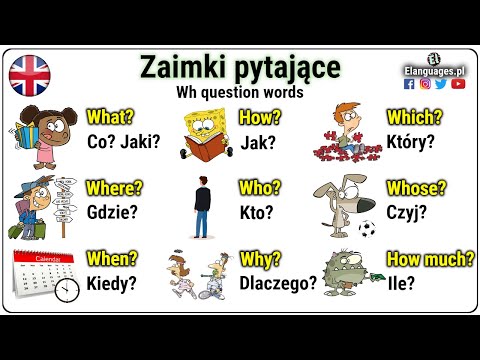 Zaimki pytające po angielsku | Pytania po angielsku co kiedy gdzie jak