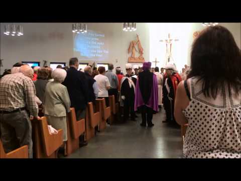 Father Jorge Alvarado - First mass - Blessing and Recessional