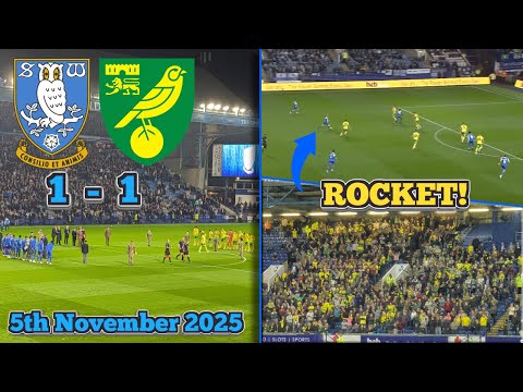 Bannan SCREAMER gives Owls the SPARK on Bonfire night | SWFC vs Norwich | 5th Nov 2025 | #vlog #swfc