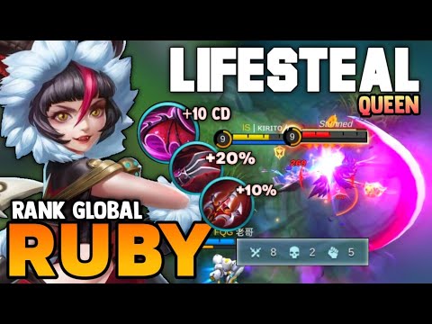 RUBY BEST BUILD 2021 | TOP GLOBAL RUBY GAMEPLAY | MOBILE LEGENDS✓