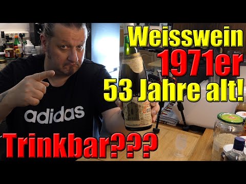 Weisswein 53 Jahre alt | Jahrgang 1971 trinken | Riesling Auslese | Wehlener Sonnenuhr im Test