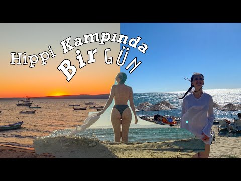 TAM BİR YAZ TATİLİ GÜNÜ 🏖| Hippi kampı 🌊, Deniz, kum, güneş ⛱🏝👙