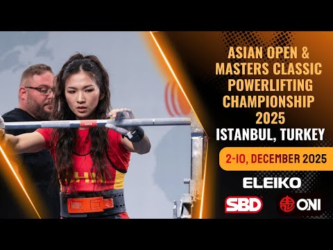 Men 83kg, Open & Masters - Asian Classic Powerlifting Championship 2025