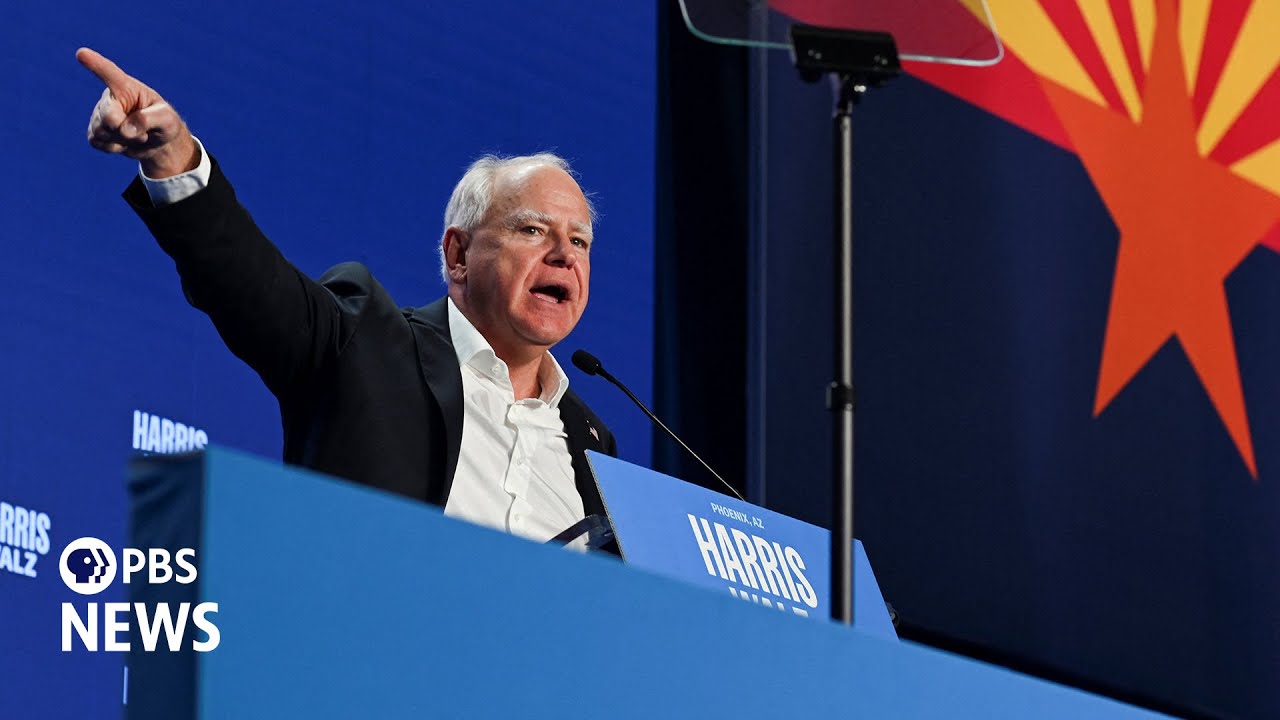 WATCH LIVE: Walz holds campaign rally in Winston-Salem, N.C.