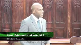 Edmund Hinkson at The 32nd Sitting of the 2018-2023 Parliament