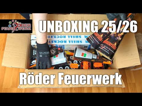 RÖDER FEUERWERK UNBOXING | SILVESTER 2025/26