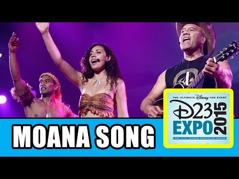 Moana D23 Expo Panel & Song