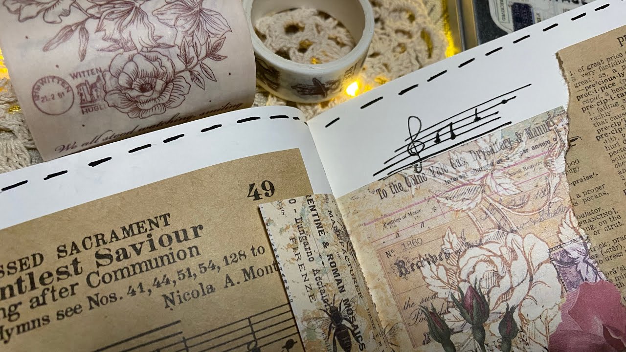 ART JOURNAL : NOTES DE MUSIQUE {70}