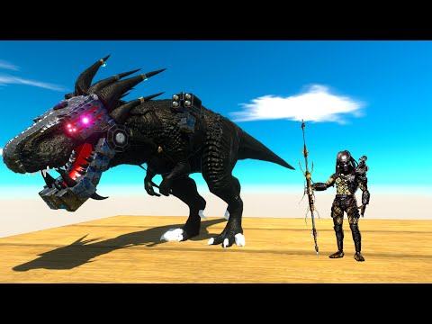 FPS PERSPECTIVE & T-REX PREDATOR RESCUE MISSION - Animal Revolt Battle Simulator ARBS