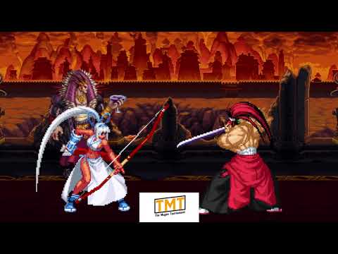 Tournament 10 Second Phase Fight 07 Mina Majikina vs Genjuro Kibagami