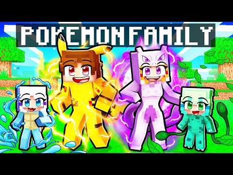Having a POKEMON Family in Minecraft!