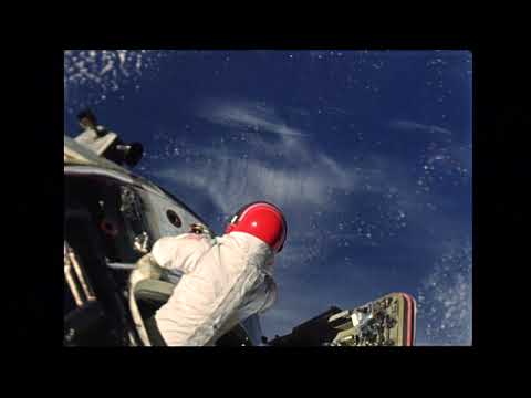 4A. Public Domain - Apollo 9 - 16mm Onboard Film (Part 4A) -  EVA view from LM