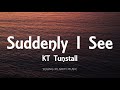 KT Tunstall - Suddenly I See (Lyrics)