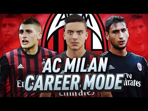 AC MILAN CAREER MODE!!! FIFA 17 RETURN TO GLORY #1