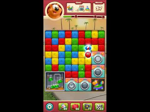 Toon Blast Level 3204 - NO BOOSTERS 🐻🐺🐱 | SKILLGAMING ✔️