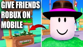 How to Give Robux to Friends in Pls Donate on Mobile - Easy Guide