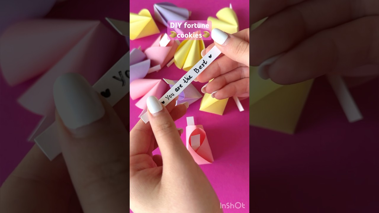 DIY fortune cookies🥠💕