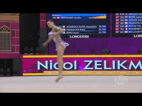 2019 Rhythmic Worlds, Baku (AZE) – Nicol ZELIKMAN (ISR), qualifications Ball