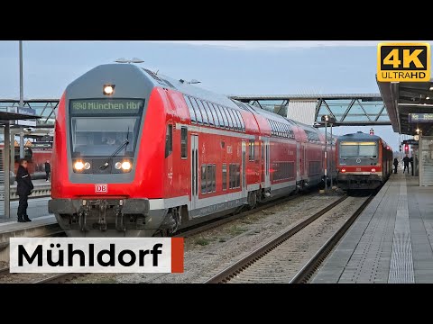 Mühldorf (Oberbayern) 15.11.2025 - Abendverkehr am wichtigen Regional-Knotenpunkt